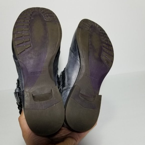 Women's Gray Ankle Boots - Picture 13 of 13